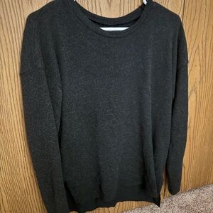 American Eagle Outfitters Charcoal Crewneck Sweater